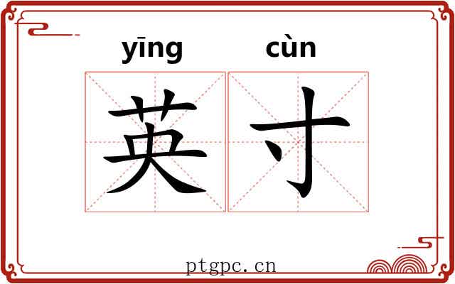 英寸
