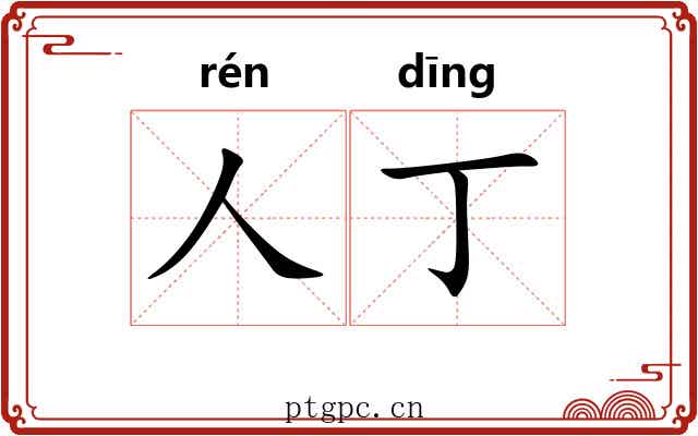 人丁 人丁