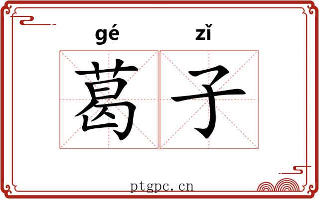 葛子 葛子