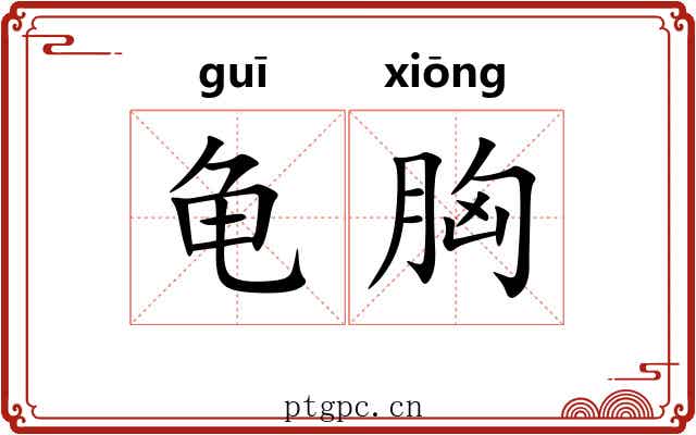 龟胸 龟胸