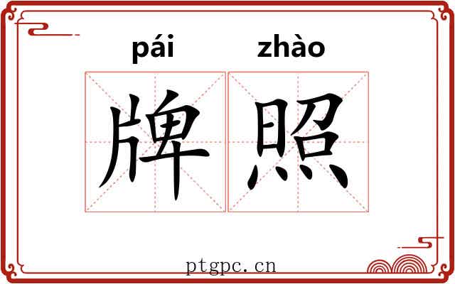 牌照 牌照