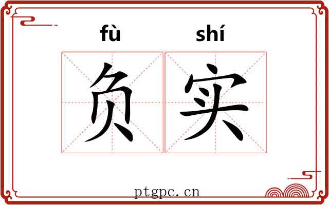 负实 负实