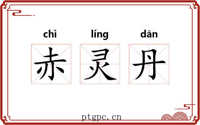 赤灵丹 赤灵丹