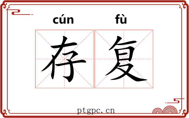 存复