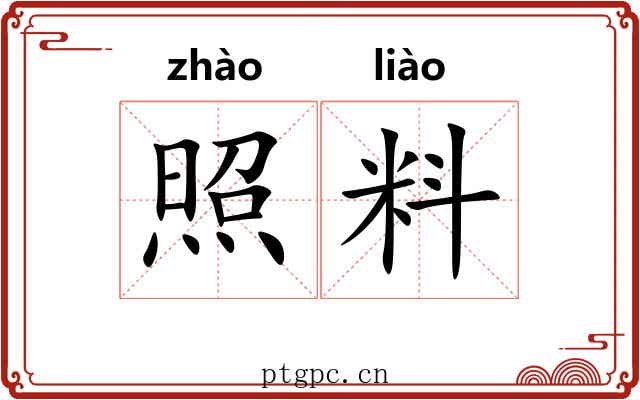 照料 照料