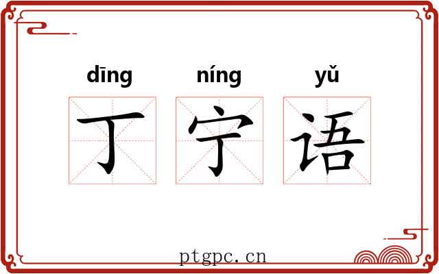 丁宁语 丁宁语