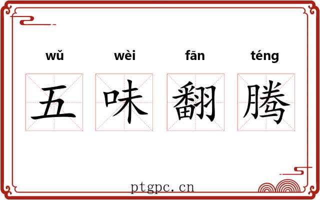 五味翻腾 五味翻腾