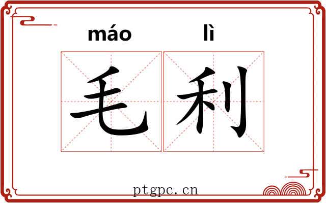 毛利 毛利