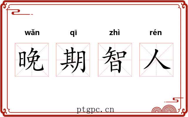 晚期智人 晚期智人