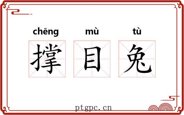 撑目兔
