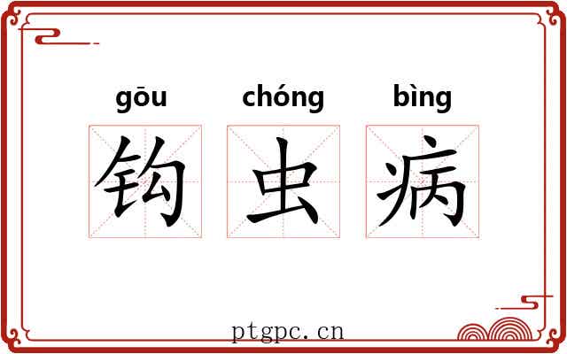 钩虫病 钩虫病