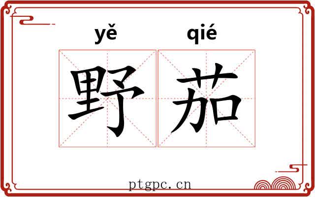 野茄 野茄