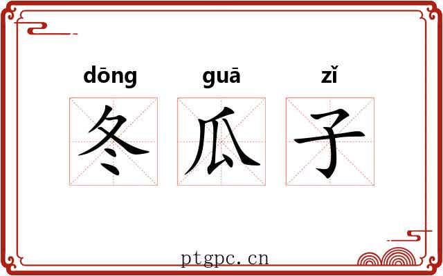 冬瓜子