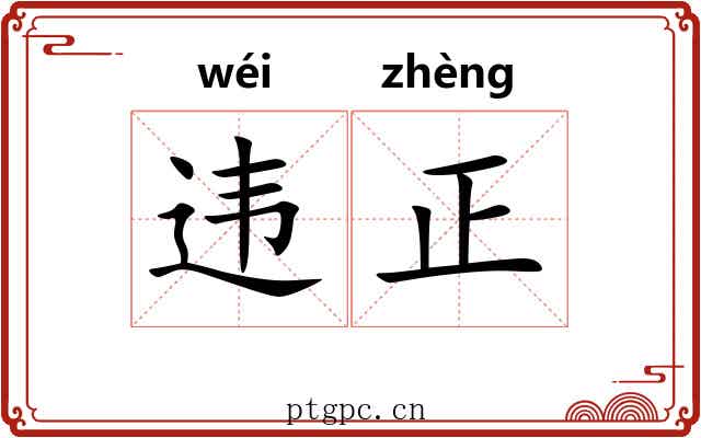 违正