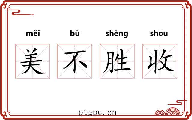 美不胜收
