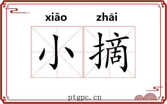 小摘