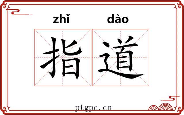 指道 指道