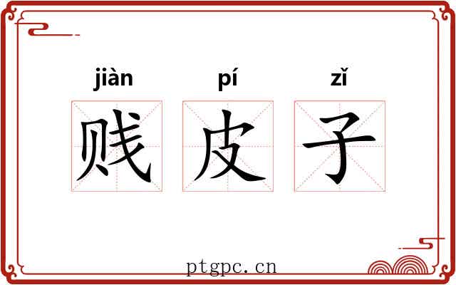 贱皮子 贱皮子