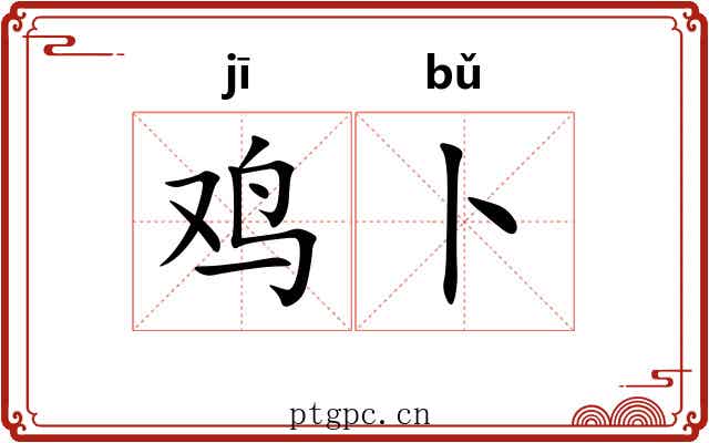 鸡卜 鸡卜