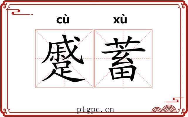 蹙蓄