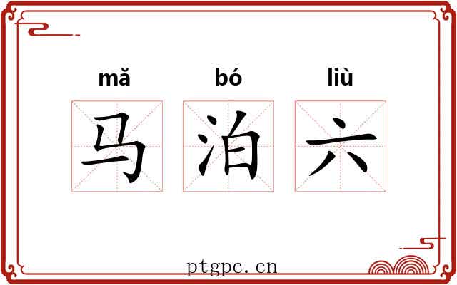 马泊六