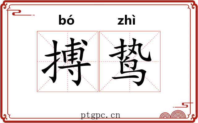 搏鸷
