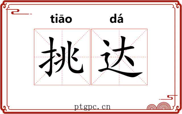挑达 挑达