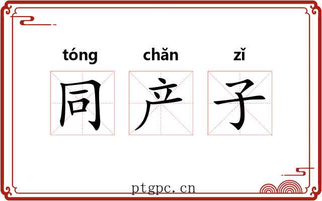 同产子 同产子