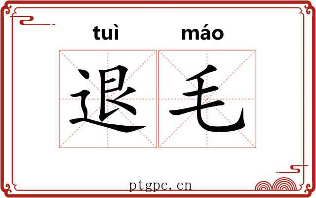 退毛 退毛