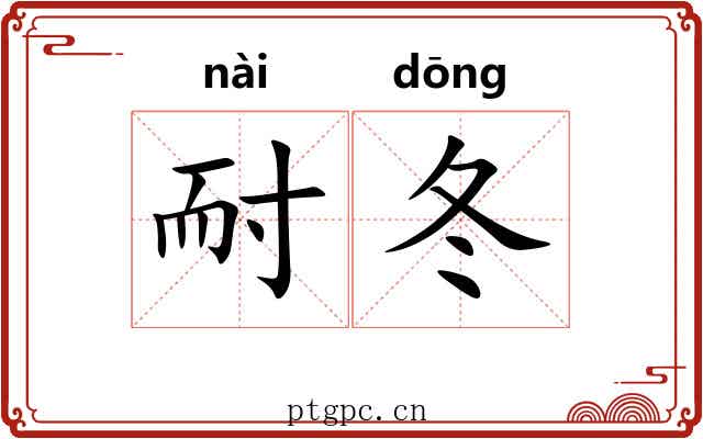 耐冬