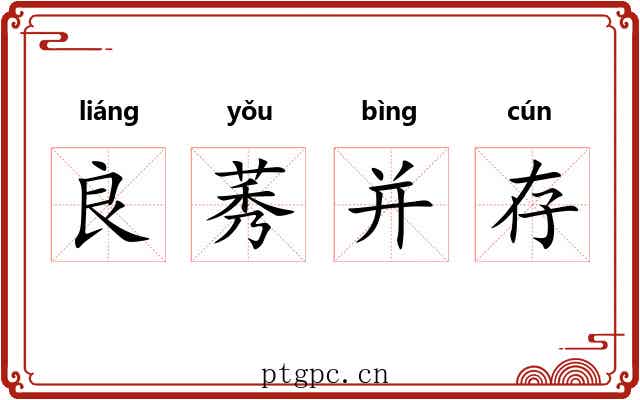 良莠并存 良莠并存