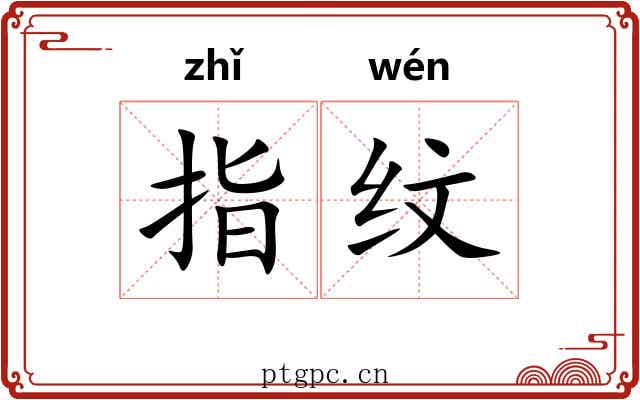 指纹 指纹
