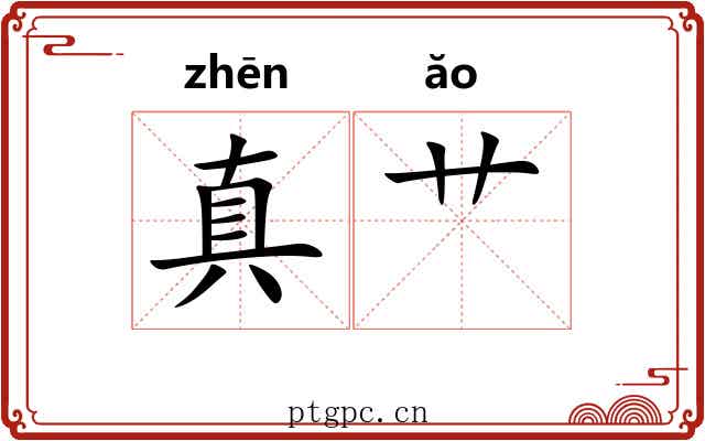 真艹