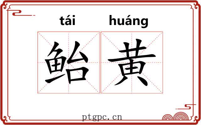 鲐黄