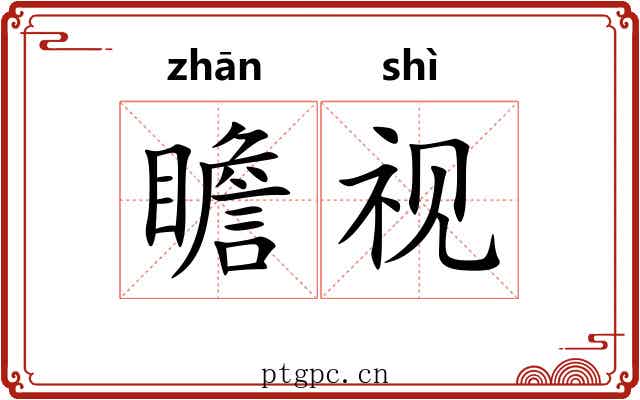 瞻视