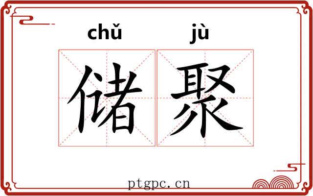 储聚
