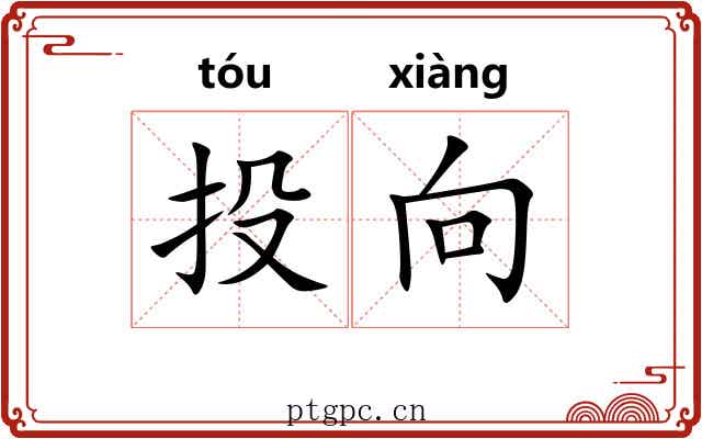 投向