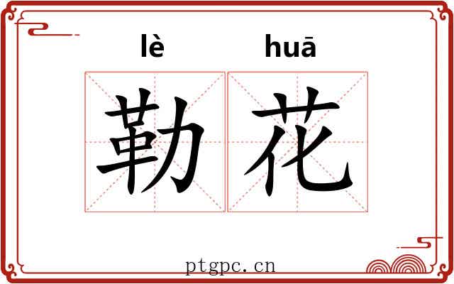 勒花 勒花