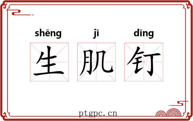 生肌钉 生肌钉