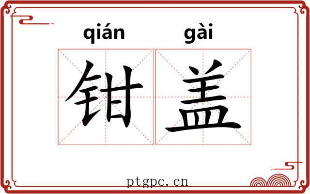 钳盖 钳盖