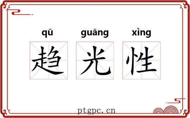 趋光性 趋光性