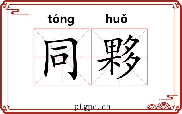同夥