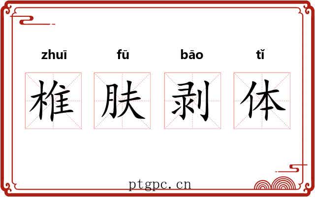 椎肤剥体 椎肤剥体