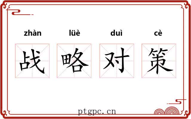 战略对策