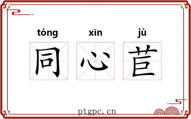 同心苣 同心苣