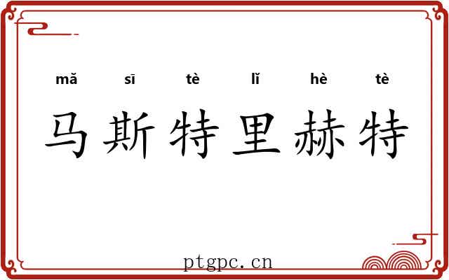 马斯特里赫特 马斯特里赫特