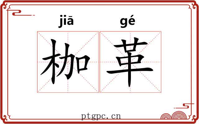 枷革