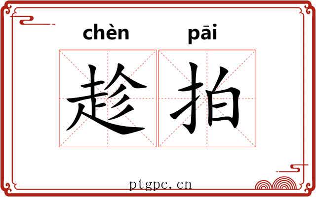 趁拍 趁拍