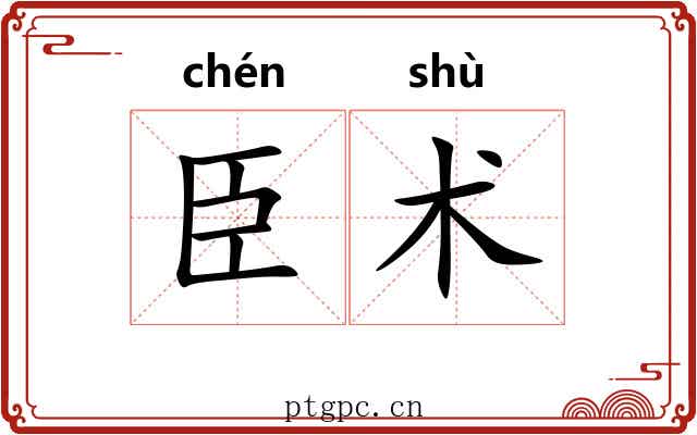 臣术