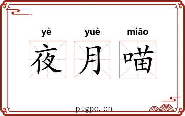 夜月喵